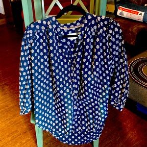 Anthropologie 3/4 length blouse